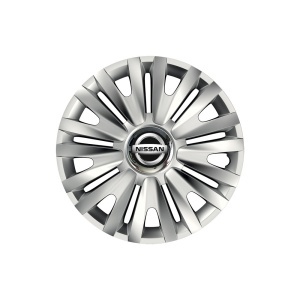 Set 4 capace roti Cu Inel Cromat Royal R15 Compatibil Cu Nissan - Img 3