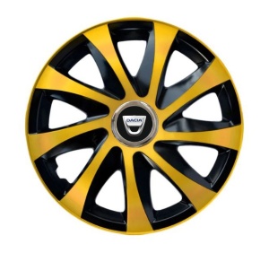 Set 4 capace roti Drift extra gold R14 Compatibil Cu Dacia