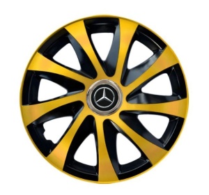 Set 4 capace roti Drift extra gold R14 Compatibil Cu Mercedes-Benz