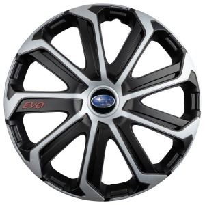 Set 4 Capace Roti Evo Gri-Negru R16, pentru SUBARU - Img 2