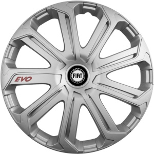 Set 4 Capace Roti Evo Gri R16, Pentru Fiat - Img 1