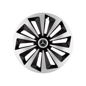 Set 4 capace roti Fox Gri-Negru R14 Compatibil Cu Mercedes - Img 3