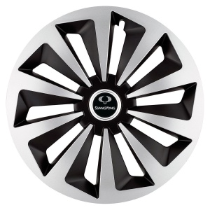 Set 4 capace roti Fox Gri-Negru R17 pentru gama auto SsangYoung - Img 3