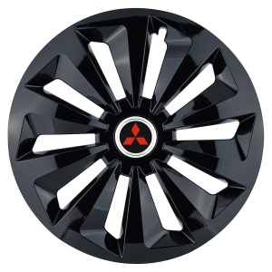 Set 4 capace roti Fox negru R14 Compatibil Cu Mitsubishi - Img 3