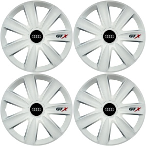 Set 4 Capace Roti GTX Alb R15, Compatibil Cu Audi - Img 2