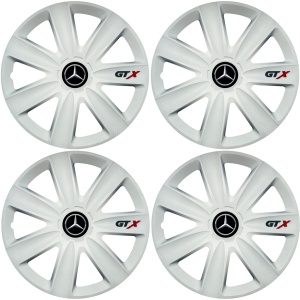 Set 4 Capace Roti GTX Alb R15, Compatibil Cu Mercedes - Img 2