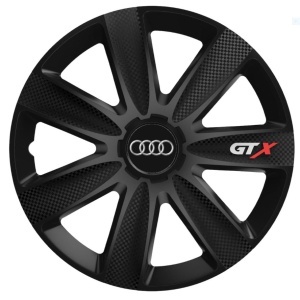 Set 4 capace Roti Gtx Carbon Negru R14, Pentru Audi - Img 3