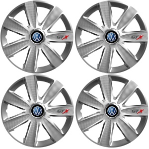 Set 4 Capace Roti GTX Gri R16, Pentru Volkswagen - Img 2