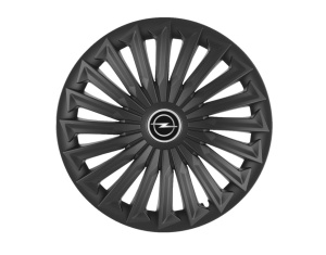 Set 4 capace roti Joy Negru R16 pentru gama auto Opel