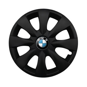 Set 4 capace roti potrivite jantelor de 15 inchi (R15) compatibile BMW, Model - 316 Black Edition