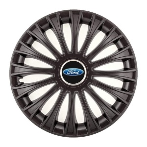 Set 4 Capace Roti, potrivite jantelor de R14, pentru Ford, model dino Negru - Img 3