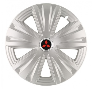 Set 4 Capace Roti, potrivite jantelor de R14, pentru Mitsubishi, model glory Gri