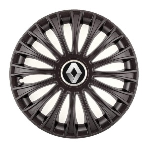 Set 4 Capace Roti, potrivite jantelor de R14, pentru Renault, model dino Negru - Img 3