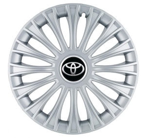 Set 4 Capace Roti, potrivite jantelor de R14, pentru Toyota, model dino cromat