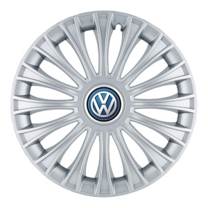 Set 4 Capace Roti, potrivite jantelor de R14, pentru Volkswagen, model dino cromat - Img 3