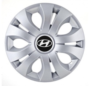 Set 4 Capace Roti, potrivite jantelor de R15, Compatibil Cu Hyundai, model top crom
