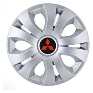 Set 4 Capace Roti, potrivite jantelor de R15, Compatibil Cu Mitsubishi, model top crom - Img 3