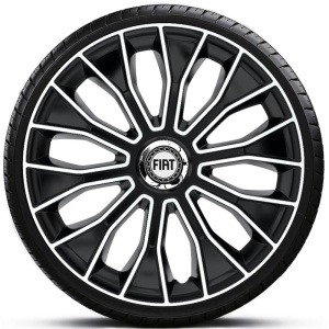 Set 4 Capace Roti, potrivite jantelor de R16, pentru Fiat, model VOLTEC PRO - Img 1