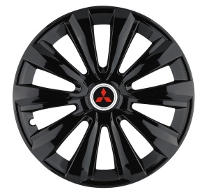 Set 4 Capace Roti, potrivite jantelor de R16, pentru Mitsubishi, model delta negru