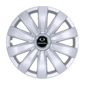 Set 4 Capace Roti R16, Potrivite Jantelor de 16 inch, Pentru SsangYoung, Model 421 - Img 3