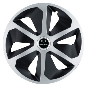 Set 4 capace roti Roco Gri-Negru R17 pentru gama auto SsangYoung - Img 3