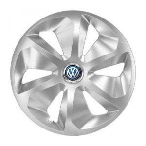 Set 4 Capace Roti Roco Gri R15, pentru Volkswagen - Img 3