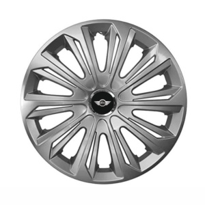 Set 4 capace roti Strong silver varnished R15 Compatibil Cu Mini Cooper