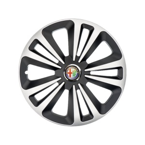 Set 4 Capace Roti Terra Gri-Negru R15, Compatibil Cu Alfa Romeo - Img 3
