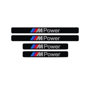 Set 4 Stickere Praguri BMW M Power, sticker decorativ - Img 2