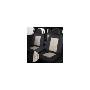 SET HUSE SCAUN PREMIUM LUX NEGRU-BEJ UMB3