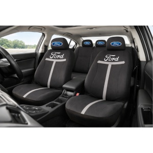Set Huse Scaune Universale HLX1 Compatibile cu Ford – Negru/Gri - Img 2