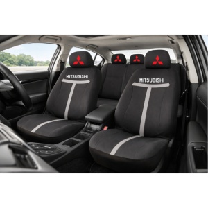 Set Huse Scaune Universale HLX1 Compatibile cu Mitsubishi – Negru/Gri - Img 2