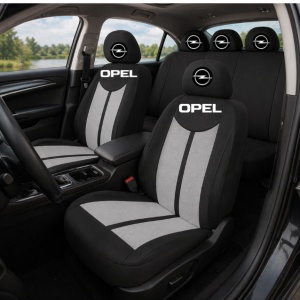 Set Huse Scaune Universale HLX7 Compatibile cu Opel– Negru/Gri - Img 2