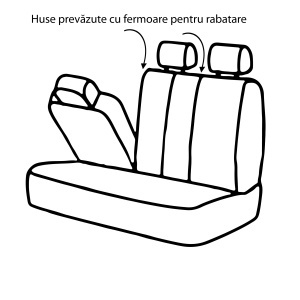 Set Huse Scaune Universale Premium Carguard Personalizate cu Suzuki – Negru/Albastru - Img 5