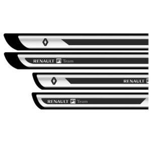 Set protectii praguri gri pentru Renault, Creative Rey® crom - Img 2
