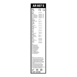Set stergatoare Bosch OPEL Vectra pana in 2001 600/475mm - Img 3
