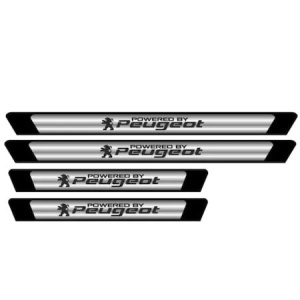 Set stickere protectie praguri pentru Peugeot v2, - Img 4