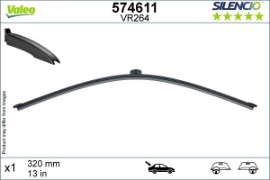 Stergator Luneta Valeo Silencio Flat 330 Mm Vr264