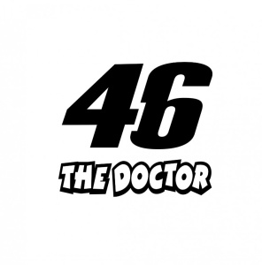 Sticker 46 The Doctor 15 cm, Creative Rey®