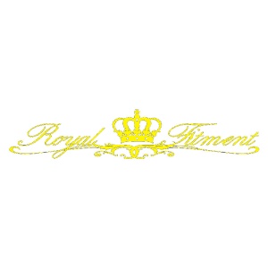 Sticker auto "Royal Fitment", 50x16 cm, galben
