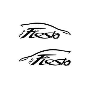 Sticker Fiesta Club 18x5 cm, Creative Rey®