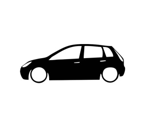 Sticker Ford Fiesta 15x5.6 cm, Creative Rey®