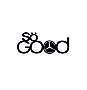 Sticker So Good Mercedes 15x6.1 cm, Creative Rey®