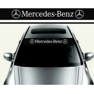 Stiker parasolar auto, Mercedes, 125 X 15 cm - Img 2
