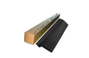 Folie carbon auto 3D, 2 x 1.27 M, Negru