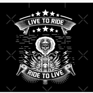 Mousepad Ride To Live 22x18 cm - Img 2