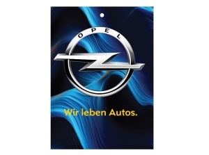 Odorizant auto Opel 7,5x10 cm, Guma Turbo - Img 2