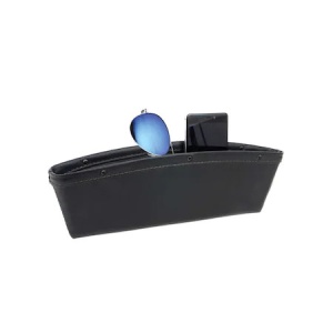 Organizator scaun auto pentru diverse intre bancheta si consola, universal, negru