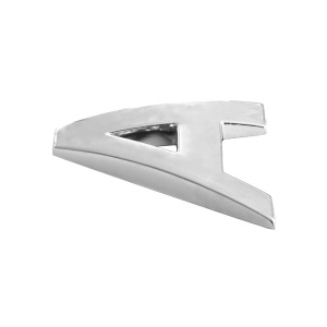 ORNAMENT AUTO 3D. LITERA A. 26 MM. CROMAT - Img 2