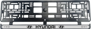Set 2 bucati, suport numar inmatriculare Hyundai